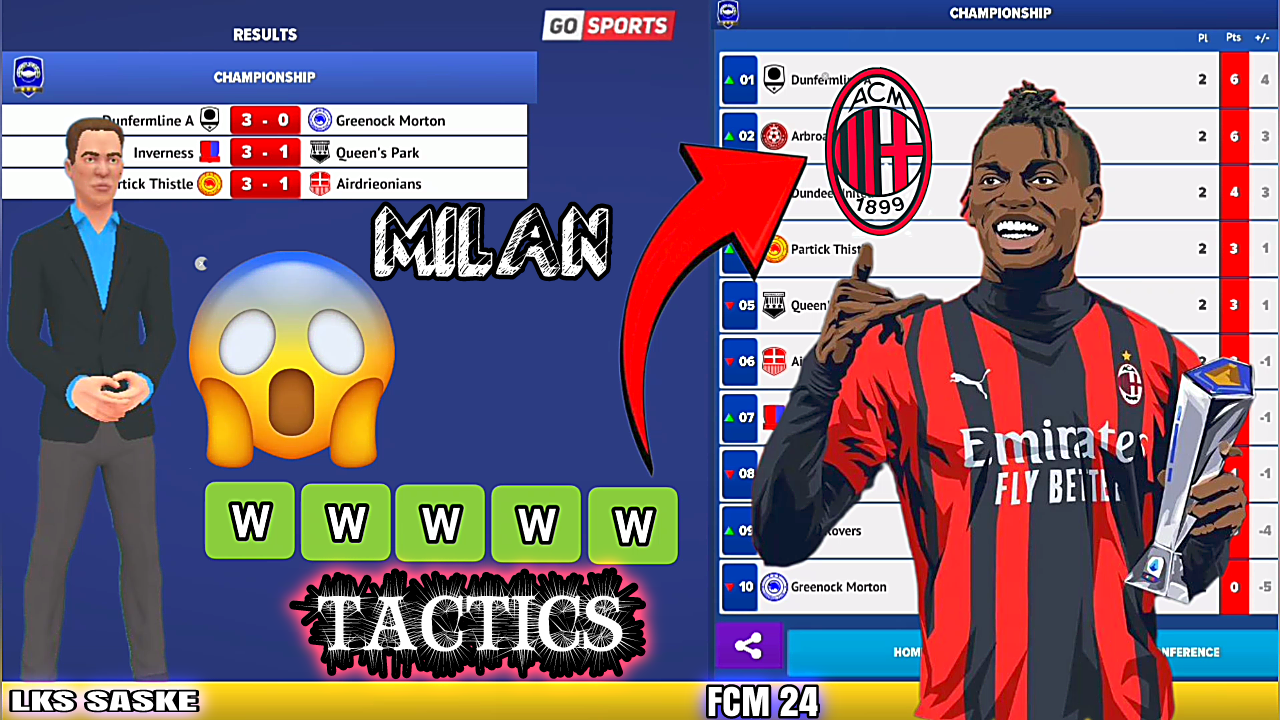 ac milan tactics