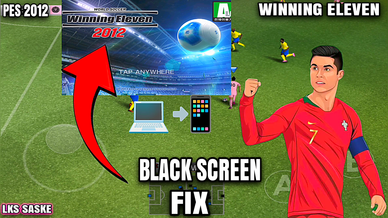  black screen WINNING ELEVEN