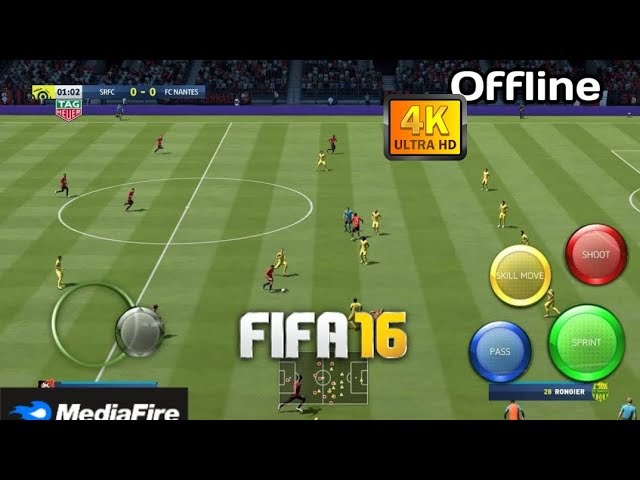 FIFA 16 Android in-game screenshot